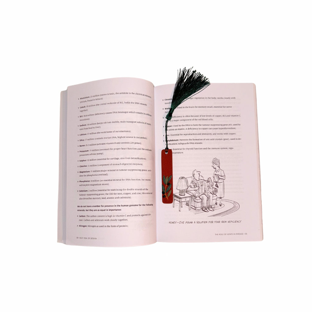 Black olive bookmark A