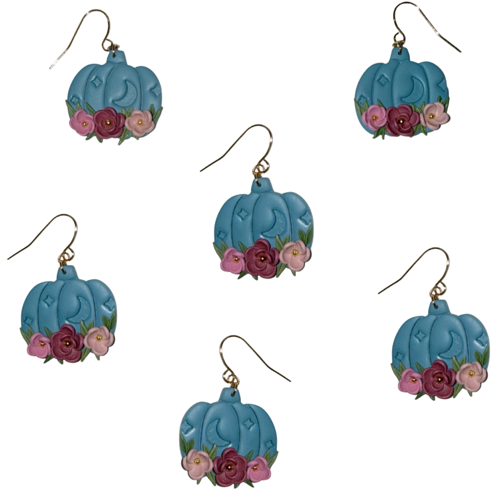Dusk Pumpkin earrings