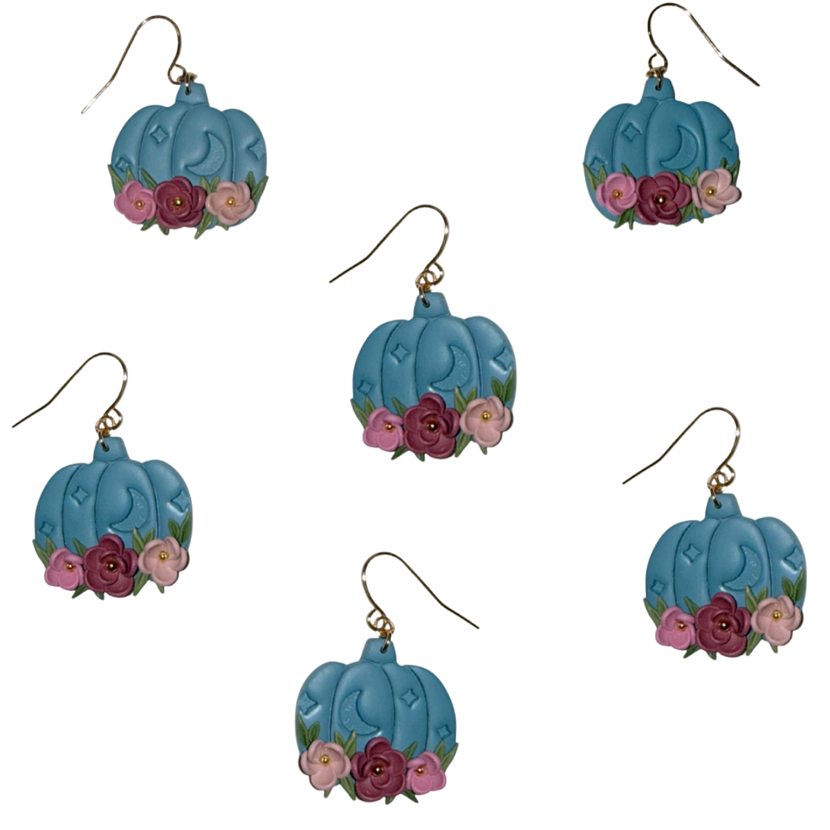 Dusk Pumpkin earrings