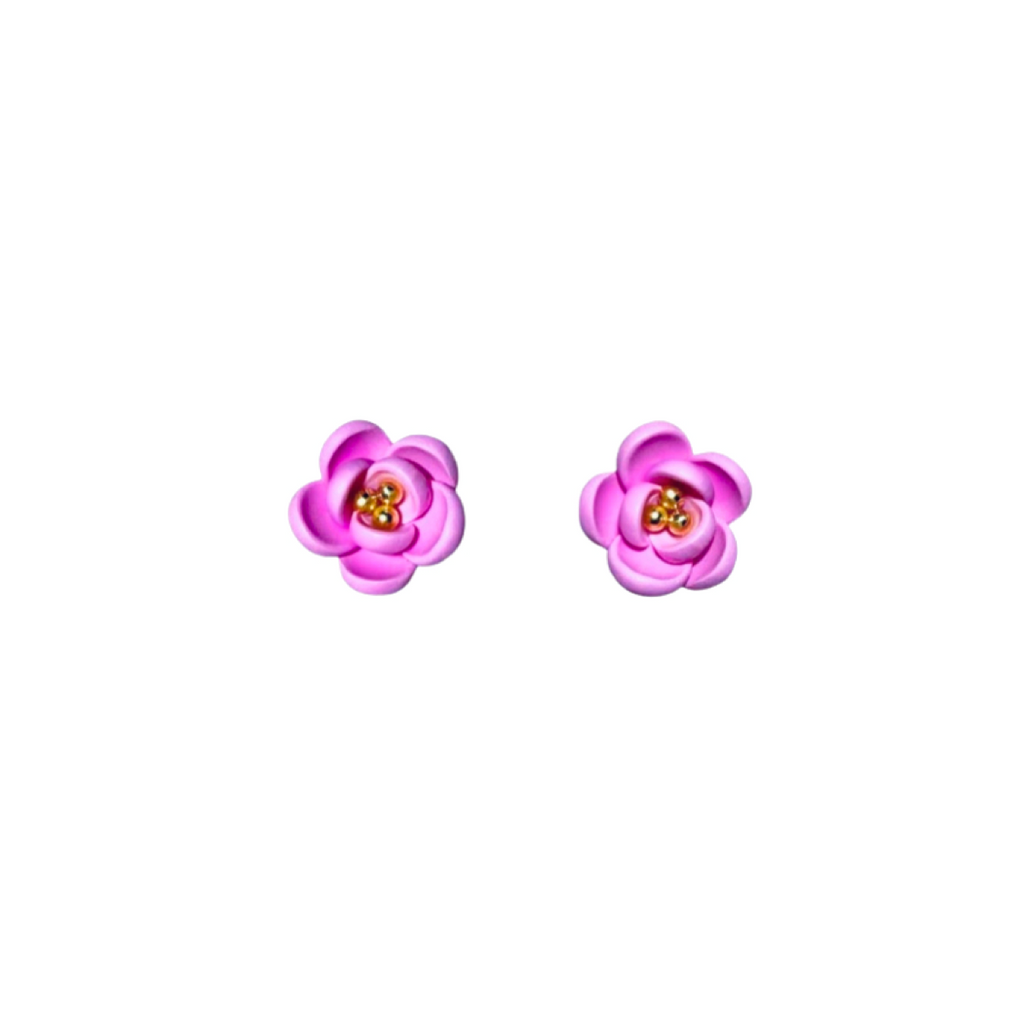 Pink glower studs